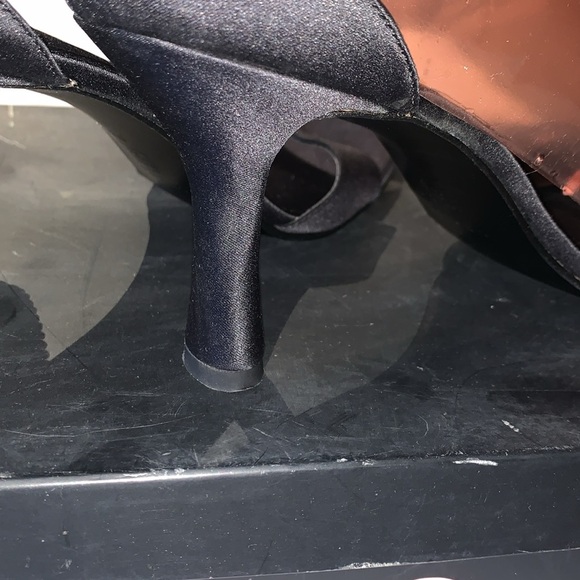 BNWOT Nina Ricci “Reena” Luster Black Heel 3” - Picture 5 of 11